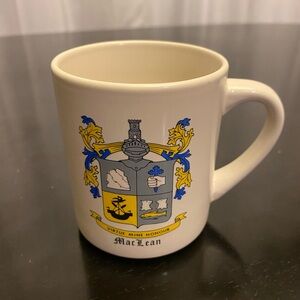 Family Crest Mug - Cream